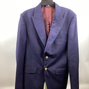 NWT Gucci Uniform 40R (50IT) Navy Gold Button Blazer